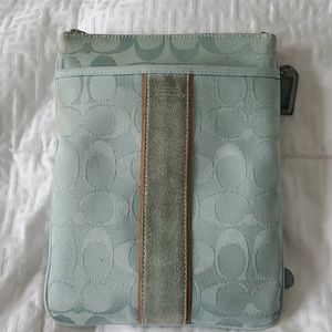 Baby Blue Coach Crossbody bag